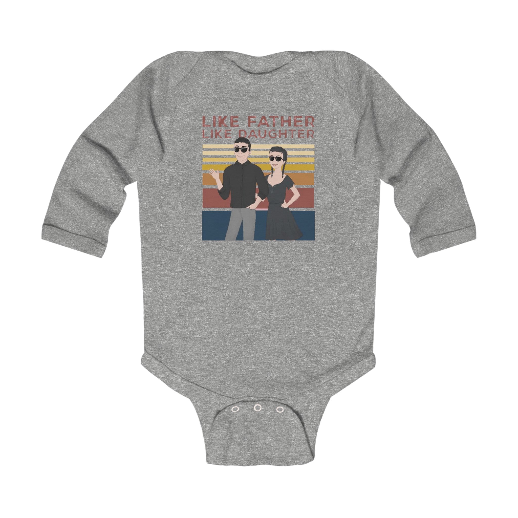 Like father like daughter | Infant Long Sleeve Bodysuit